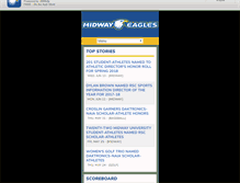 Tablet Screenshot of gomidwayeagles.com